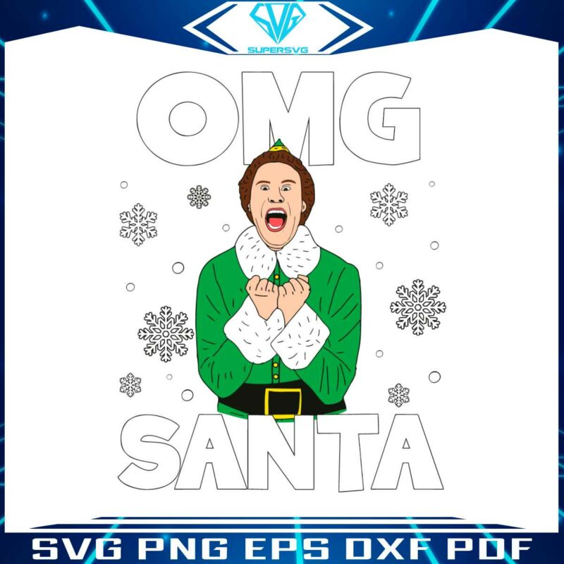 funny-omg-santa-christmas-elf-svg