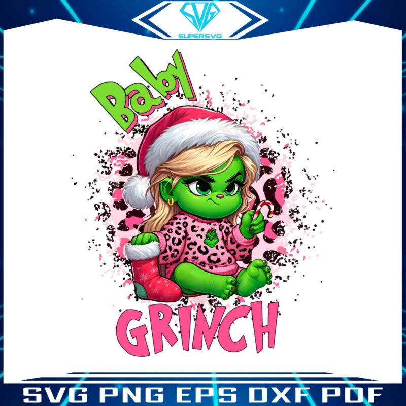 pink-baby-grinch-boujee-leopard-png