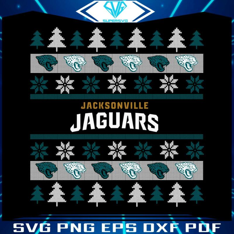 jacksonville-jaguars-logo-ugly-christmas-sweater-svg