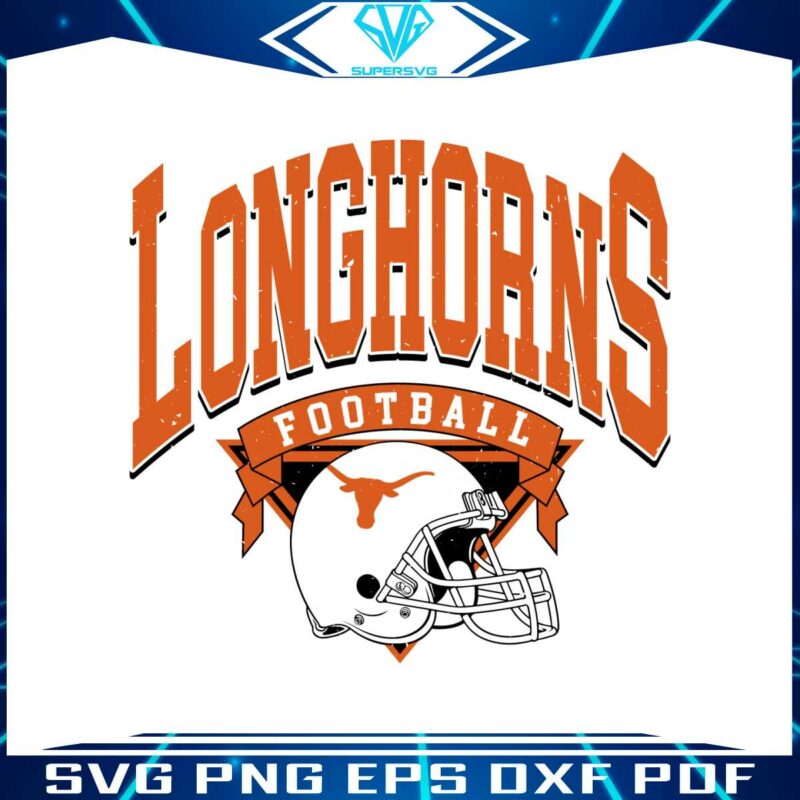 vintage-90s-texas-longhorns-helmet-svg