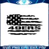 san-francisco-49ers-american-flag-svg
