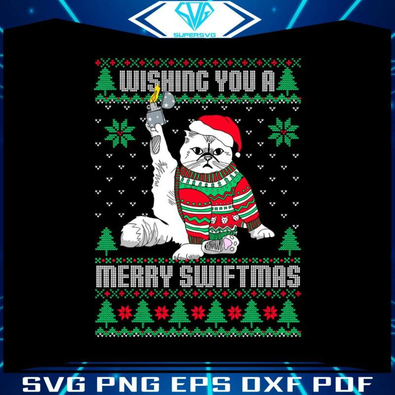 wishing-you-a-merry-swiftmas-ugly-christmas-sweater-svg