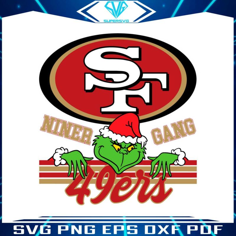 grinch-san-francisco-49ers-niner-gang-svg