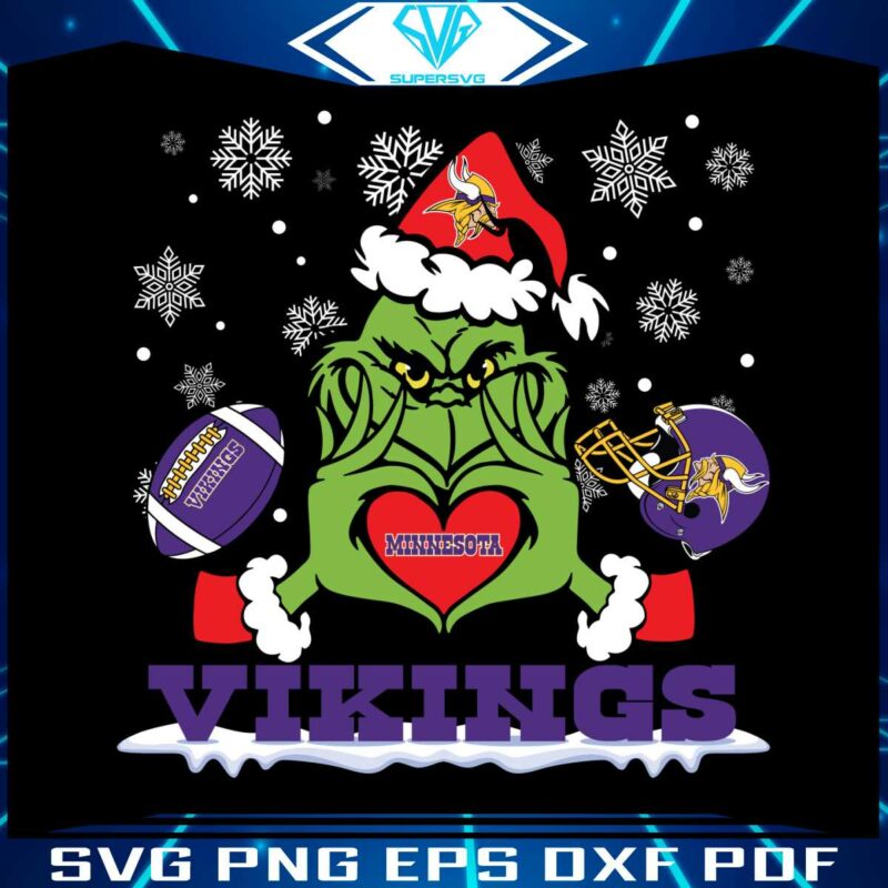 grinch-loves-vikings-football-helmet-svg