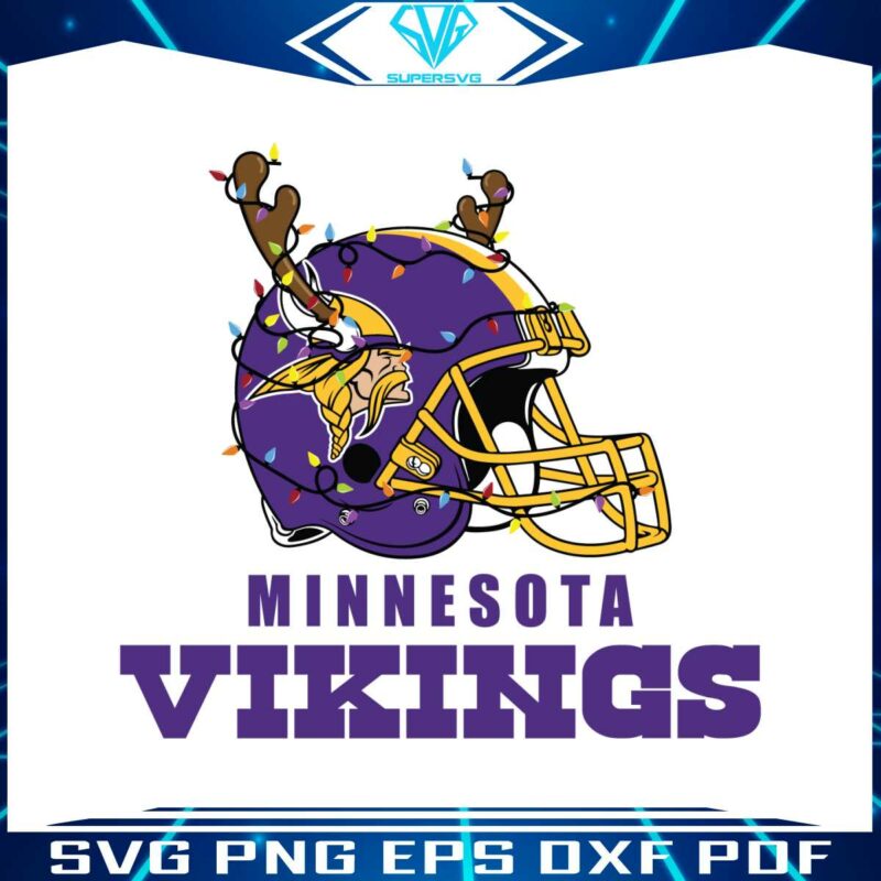 minnesota-vikings-helmet-deer-antlers-svg-digital-download