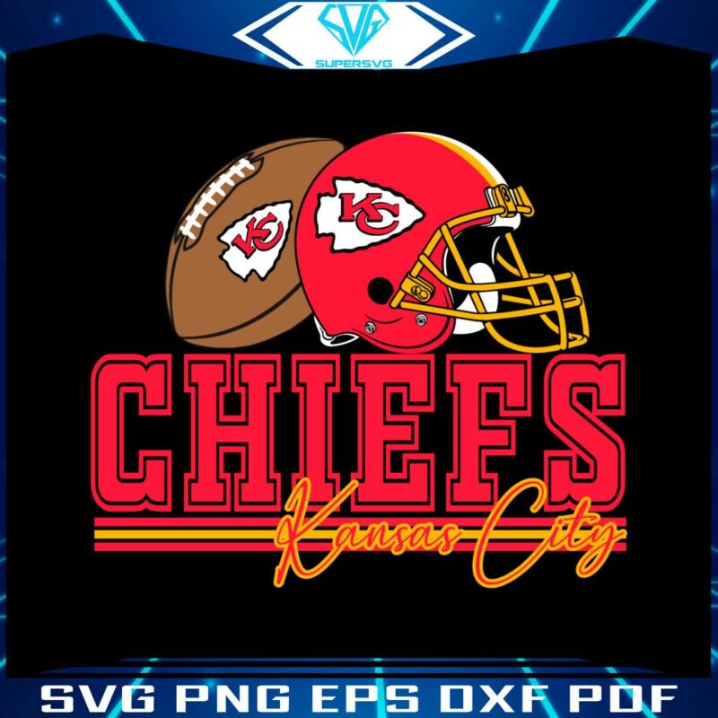 kansas-city-chiefs-football-helmet-svg-digital-download