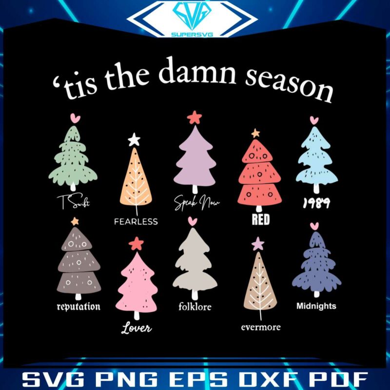 tis-the-damn-season-christmas-tree-svg