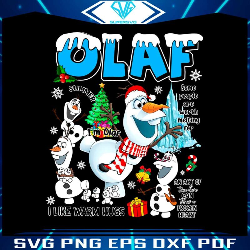 frozen-olaf-snowman-christmas-santa-hat-png