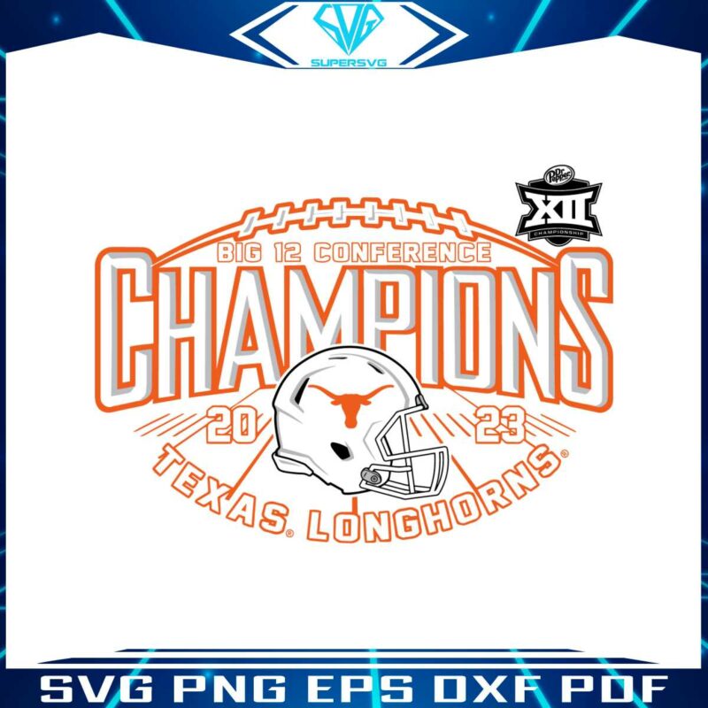 texas-longhorns-big-12-championship-2023-svg