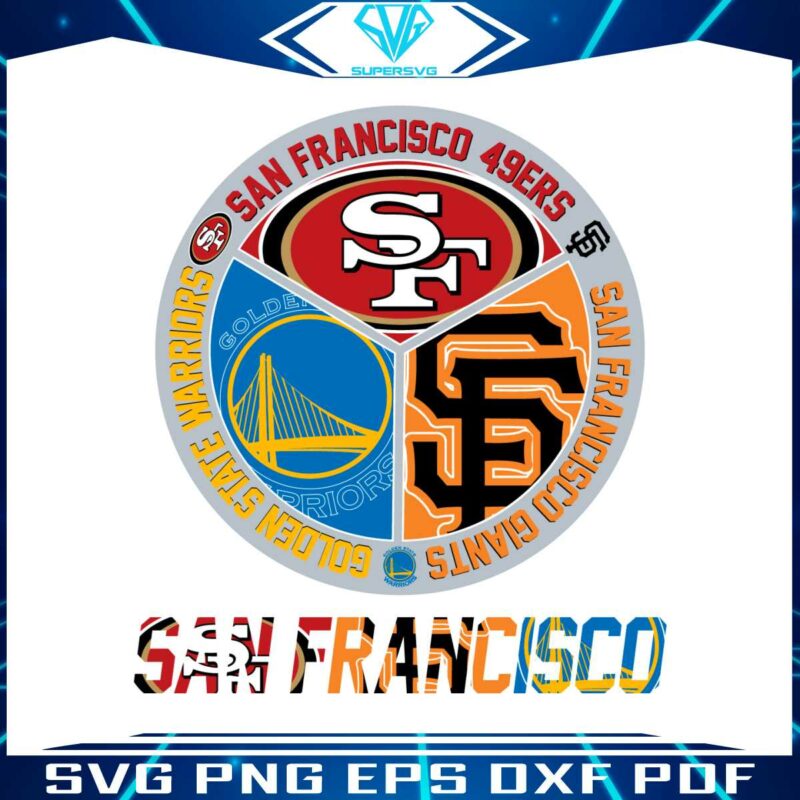 san-francisco-sports-svg-cricut-digital-download