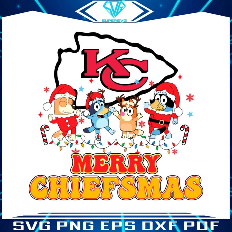 bluey-family-merry-christmas-kansas-city-chiefs-svg