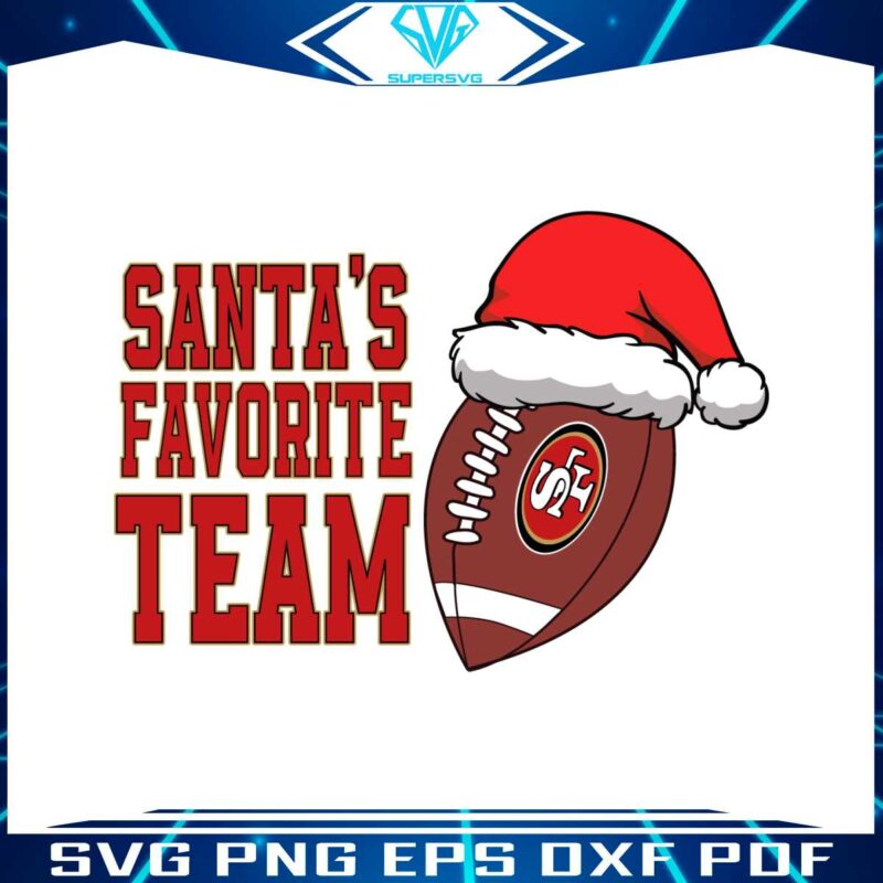 santas-favorite-team-san-francisco-49ers-svg