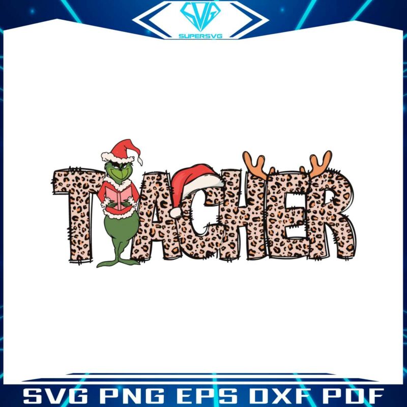 leopard-grinch-teacher-christmas-svg