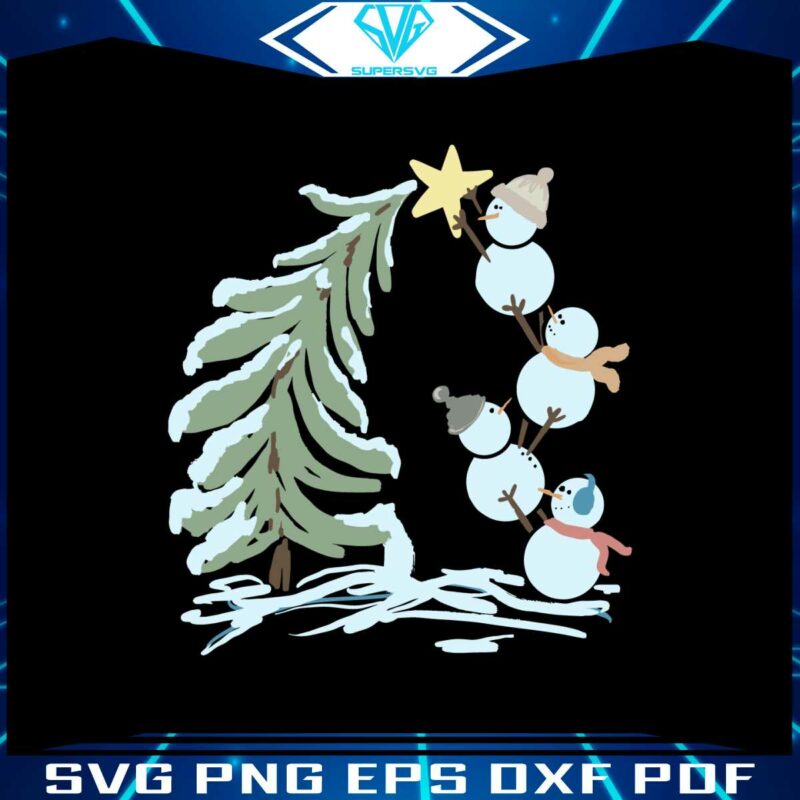 snowman-stacking-christmas-tree-svg