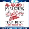 all-aboard-polar-expres-train-depot-svg