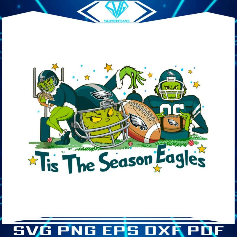 grinch-tis-the-season-eagles-football-svg