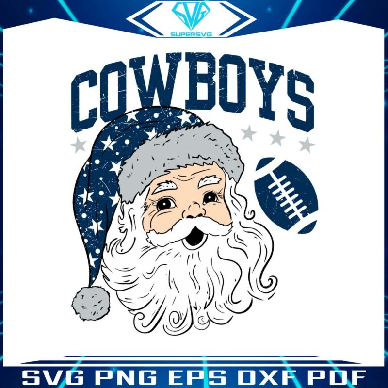 retro-cowboys-santa-football-svg