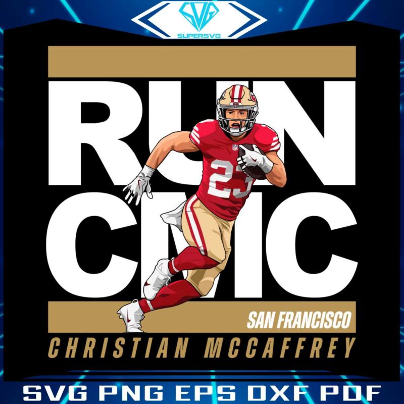 run-cmc-christian-mccaffrey-san-francisco-49ers-svg