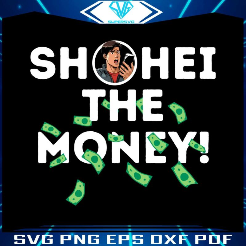 shohei-the-money-los-angeles-dodgers-baseball-svg