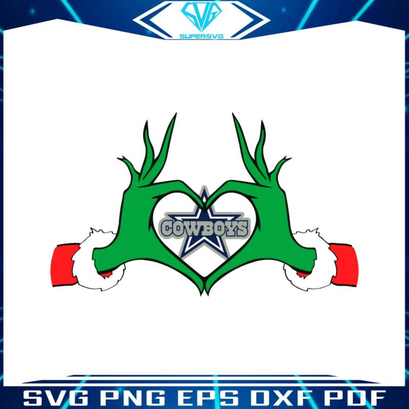 nfl-cowboys-grinch-heart-hand-svg