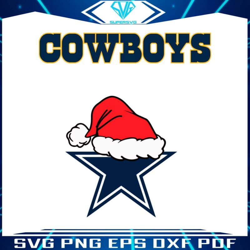 dallas-cowboys-nfl-christmas-logo-svg