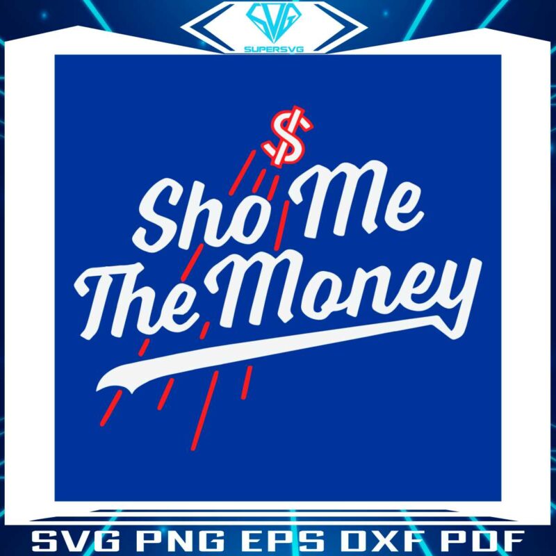 mlb-shohei-ohtani-sho-me-the-money-svg