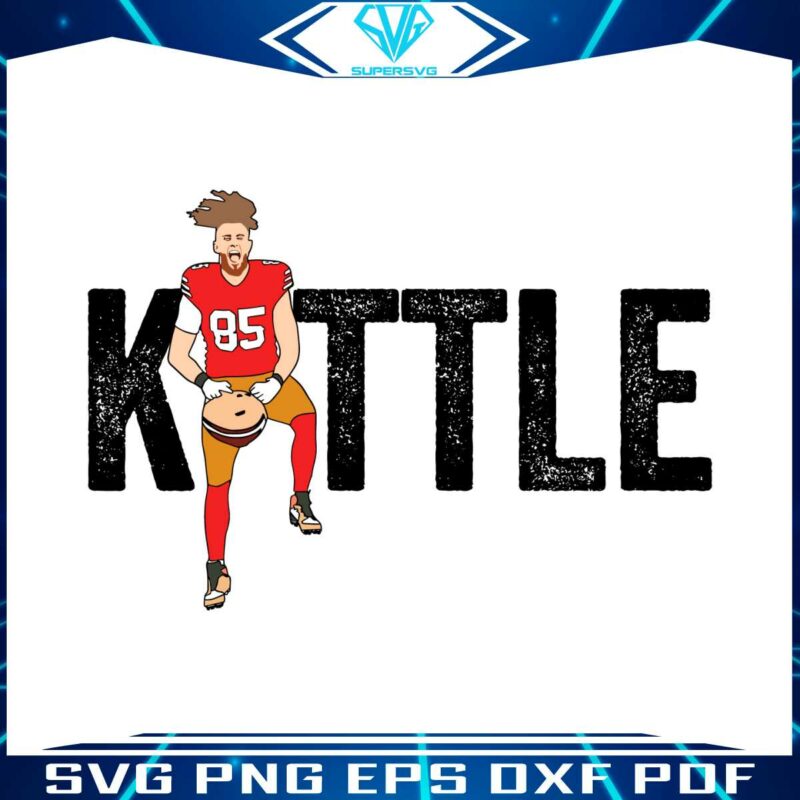 george-kittle-85-san-francisco-49ers-football-player-svg