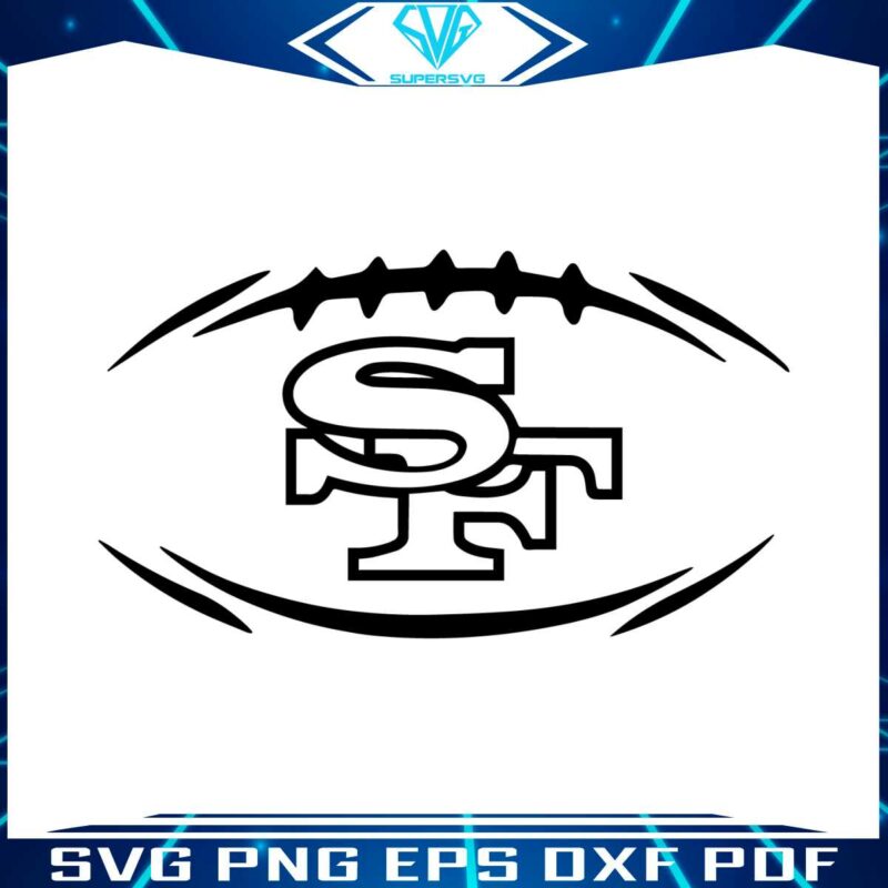 san-francisco-49ers-logo-inside-football-svg