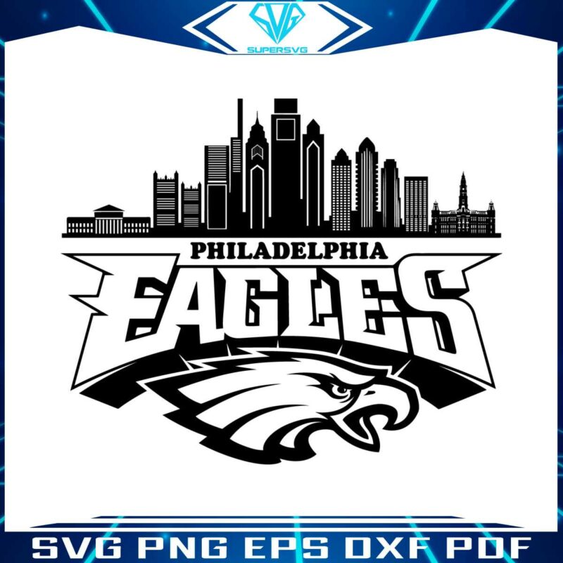 philadelphia-eagles-skyline-svg-digital-download