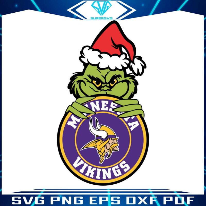 funny-grinch-minnesota-vikings-circle-logo-svg