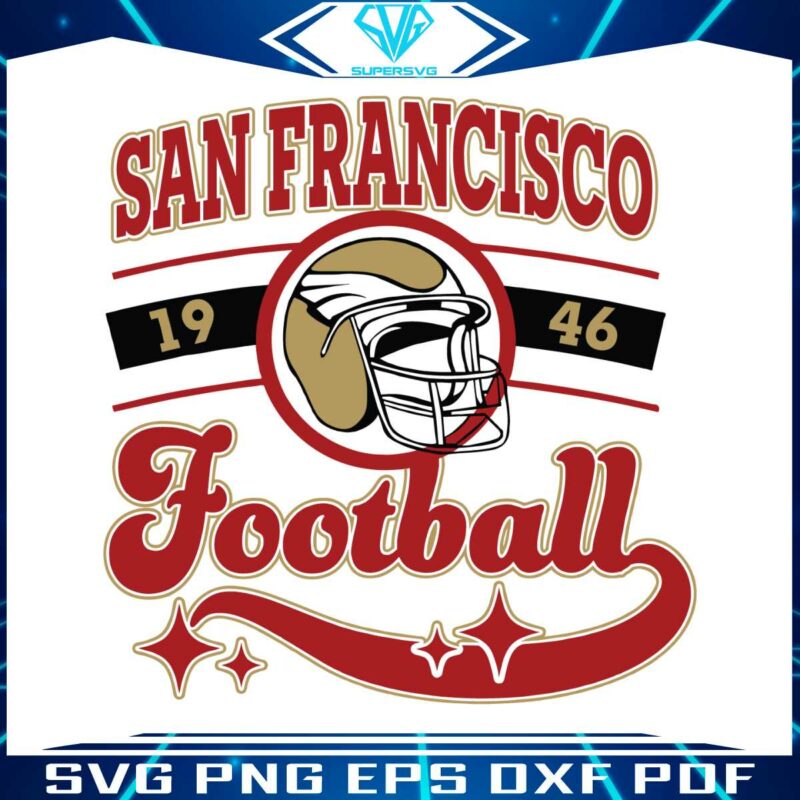 san-francisco-football-1946-helmet-svg