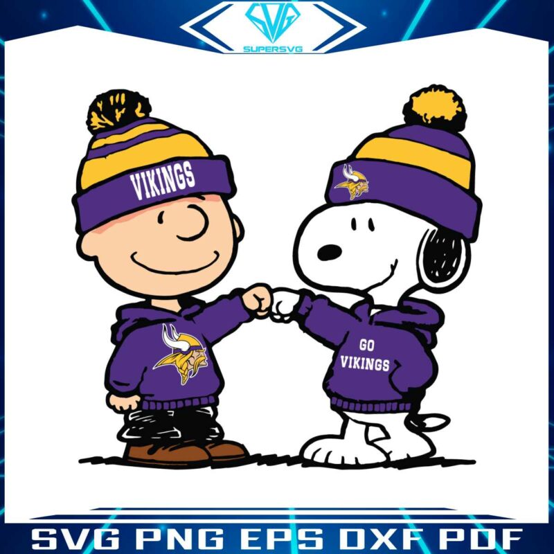 charlie-brown-and-snoopy-go-vikings-svg