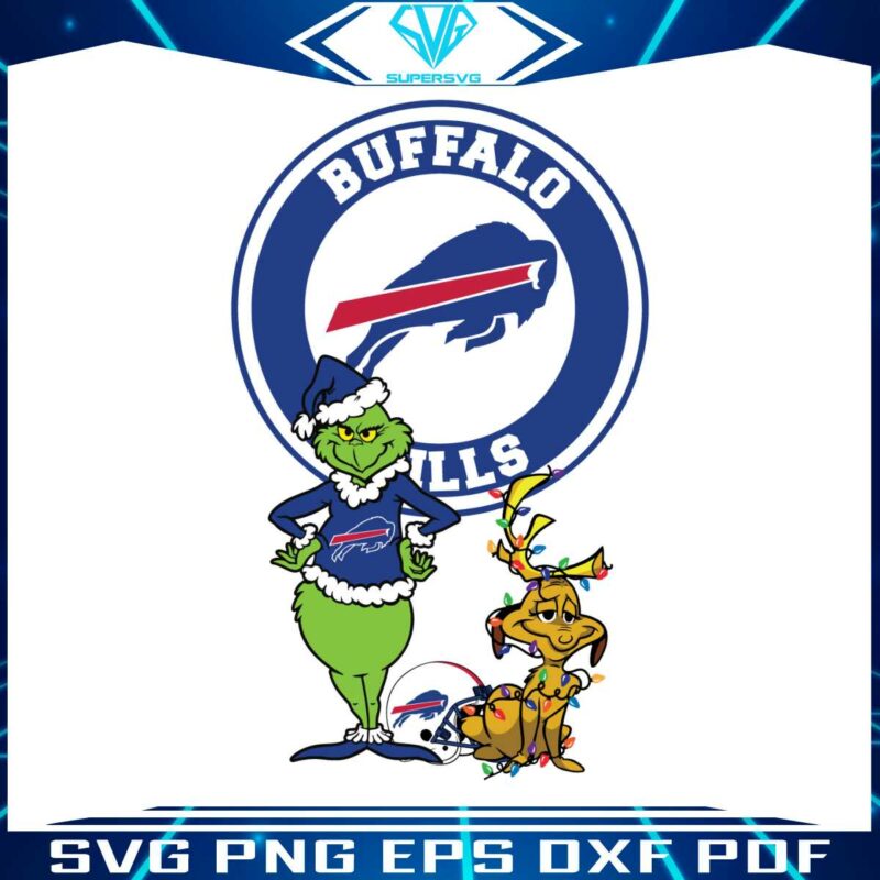 grinch-and-max-buffalo-bills-svg-digital-download