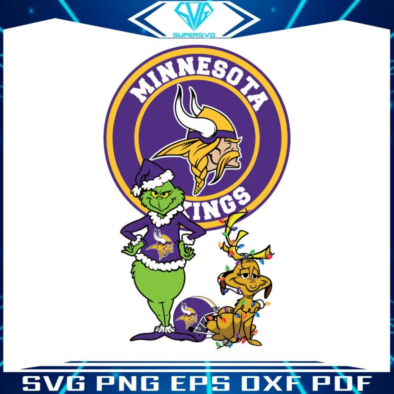 grinch-and-max-minnesota-vikings-svg-digital-download