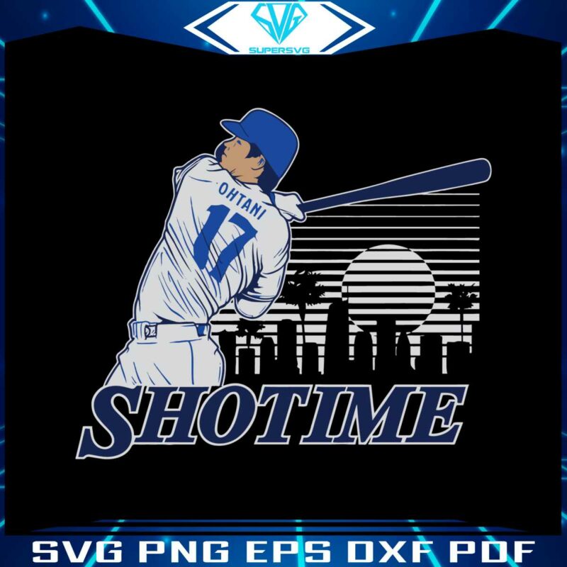 shohei-ohtani-shotime-skyline-svg