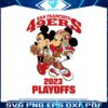 mickey-minnie-49ers-2023-playoffs-svg