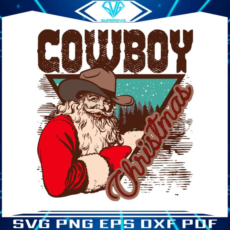 cowboy-christmas-howdy-country-svg
