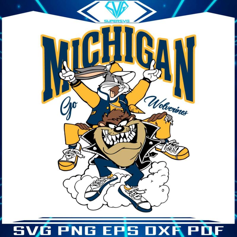 funny-looney-tunes-michigan-go-wolverines-svg