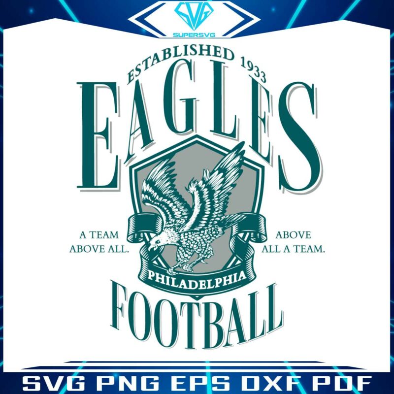 retro-philadelphia-eagles-football-established-1933-svg