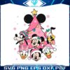 mickey-friends-pink-christmas-tree-svg