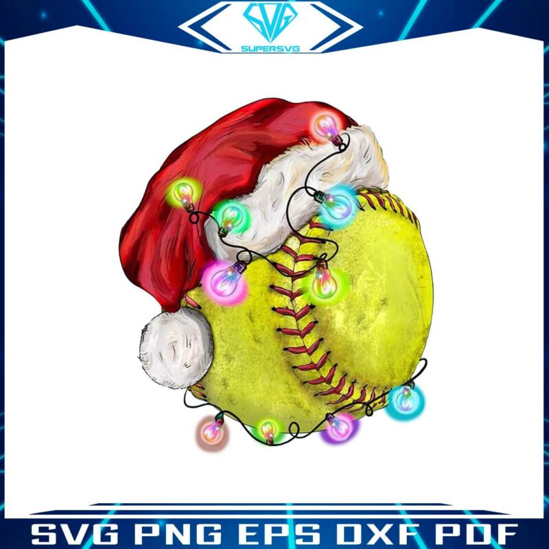 christmas-softball-team-santa-hat-png