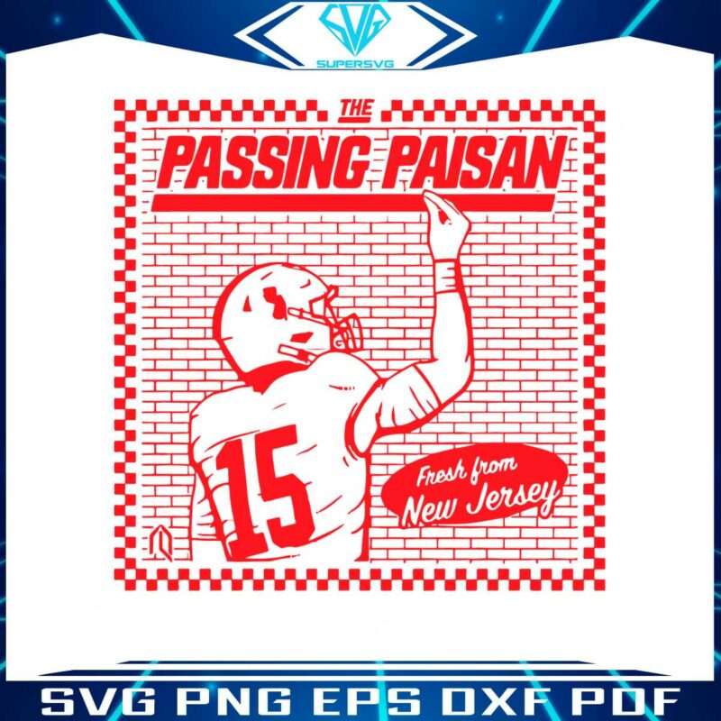 passing-paisan-tommy-devito-cutlets-giants-football-svg