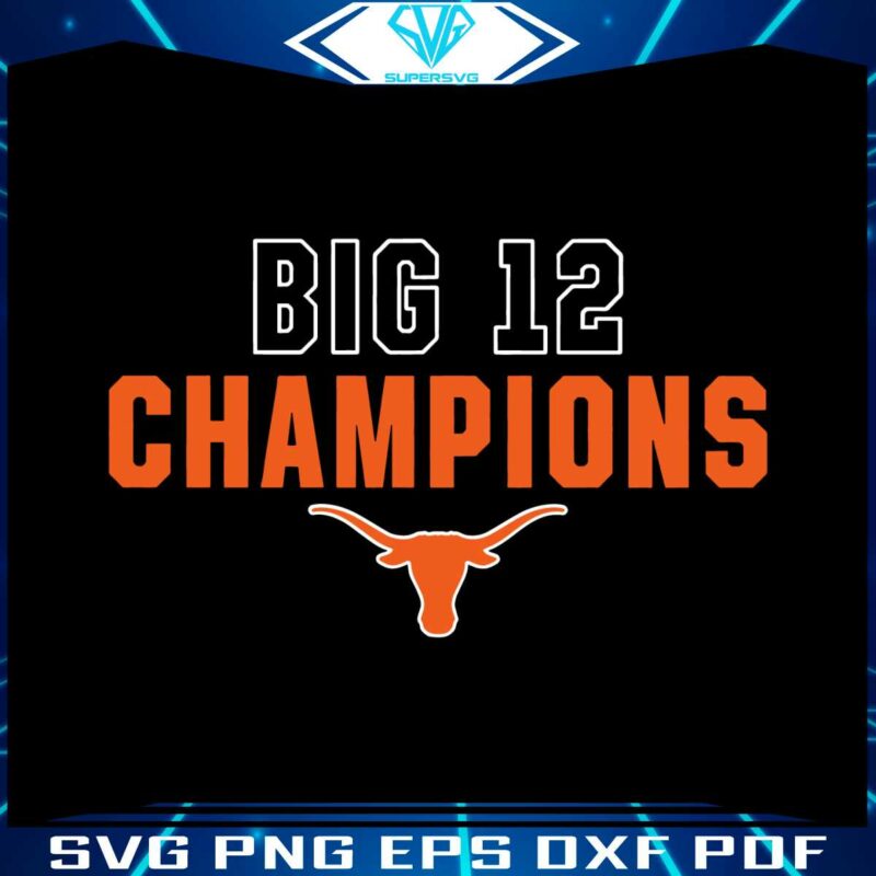 big-12-chmapions-texas-longhorn-ncaa-svg