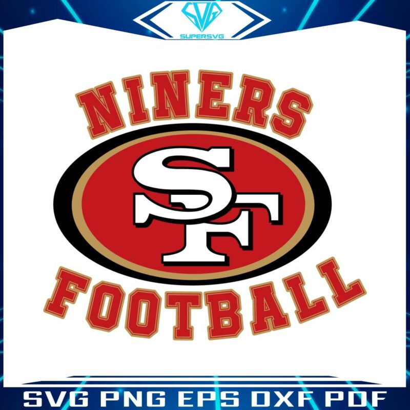 san-francisco-niners-football-svg-digital-download