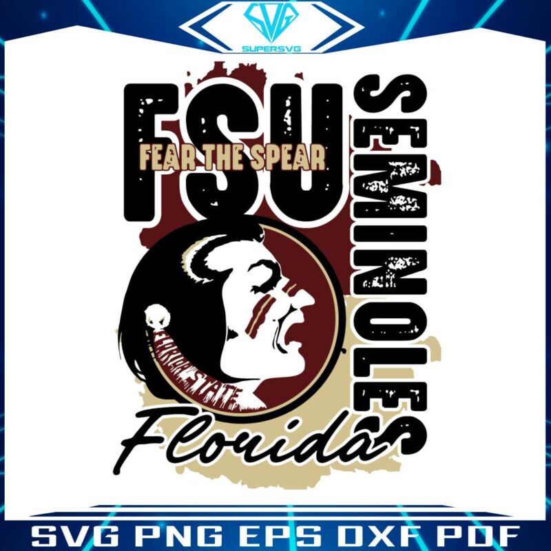 fsu-florida-state-seminoles-fear-the-spear-svg