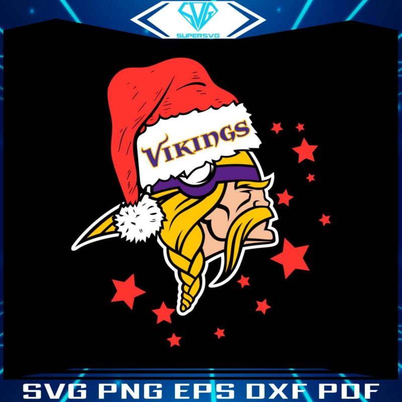 minnesota-vikings-santa-hat-christmas-svg