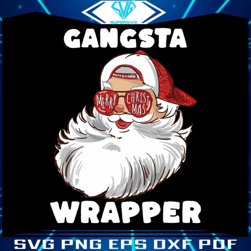gangsta-wrapper-santa-merry-christmas-png