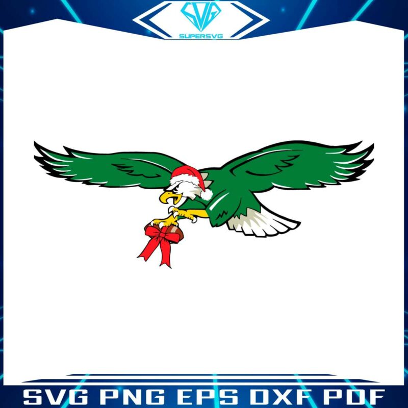 eagles-football-christmas-hat-svg-digital-download