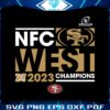 nfc-west-2023-champions-san-francisco-49ers-svg