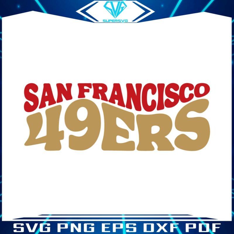 san-francisco-49ers-football-team-svg-digital-download